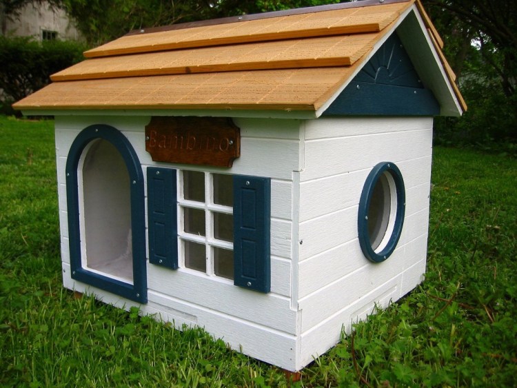 Красивая будка для собаки
