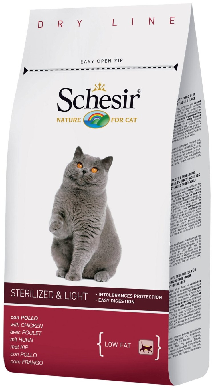 Корм для кошек Schesir с курицей 10 кг