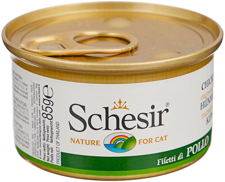 Корм для кошек Schesir с курицей 85 г