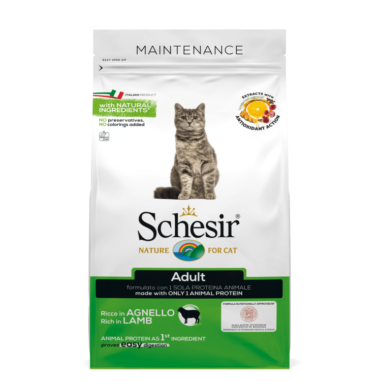 Schesir сухой корм 1.5кг д/кошек пожилых курица (уп-6шт)