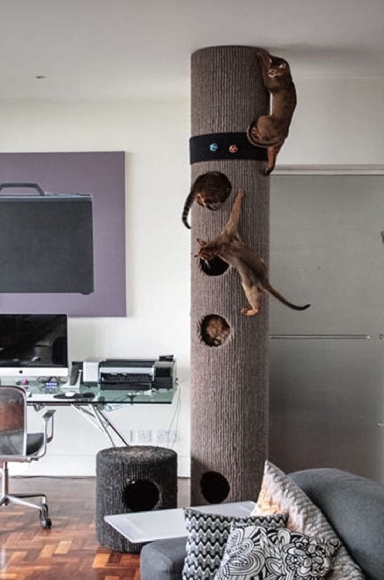 Когтеточка (гамма) джут "Царапка", 13,5*58см