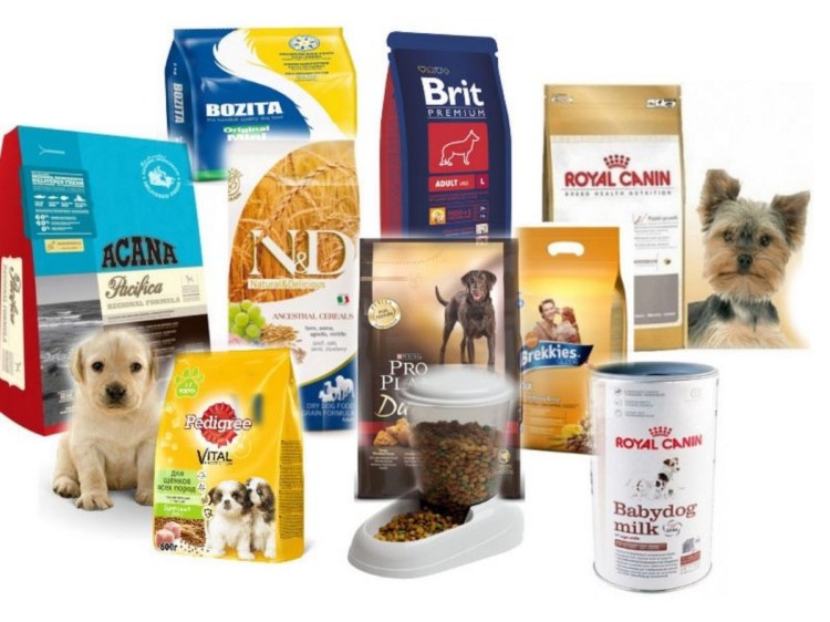 Сухие корма для животных