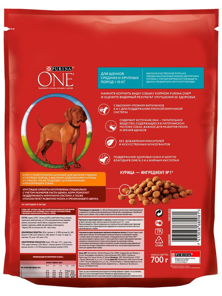 Педигри корм для собак таблица кормления собак крупных пород