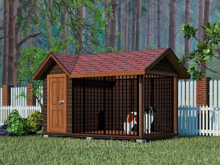 Вольер 2х2 для собаки немецкой овчарки