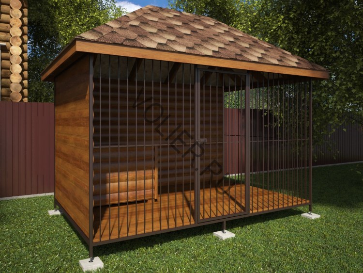 Уличный вольер 3м