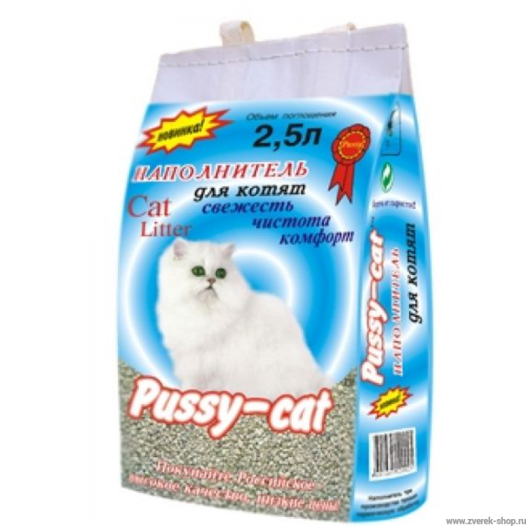 Наполнитель pussy-Cat 4,5л «океанический»
