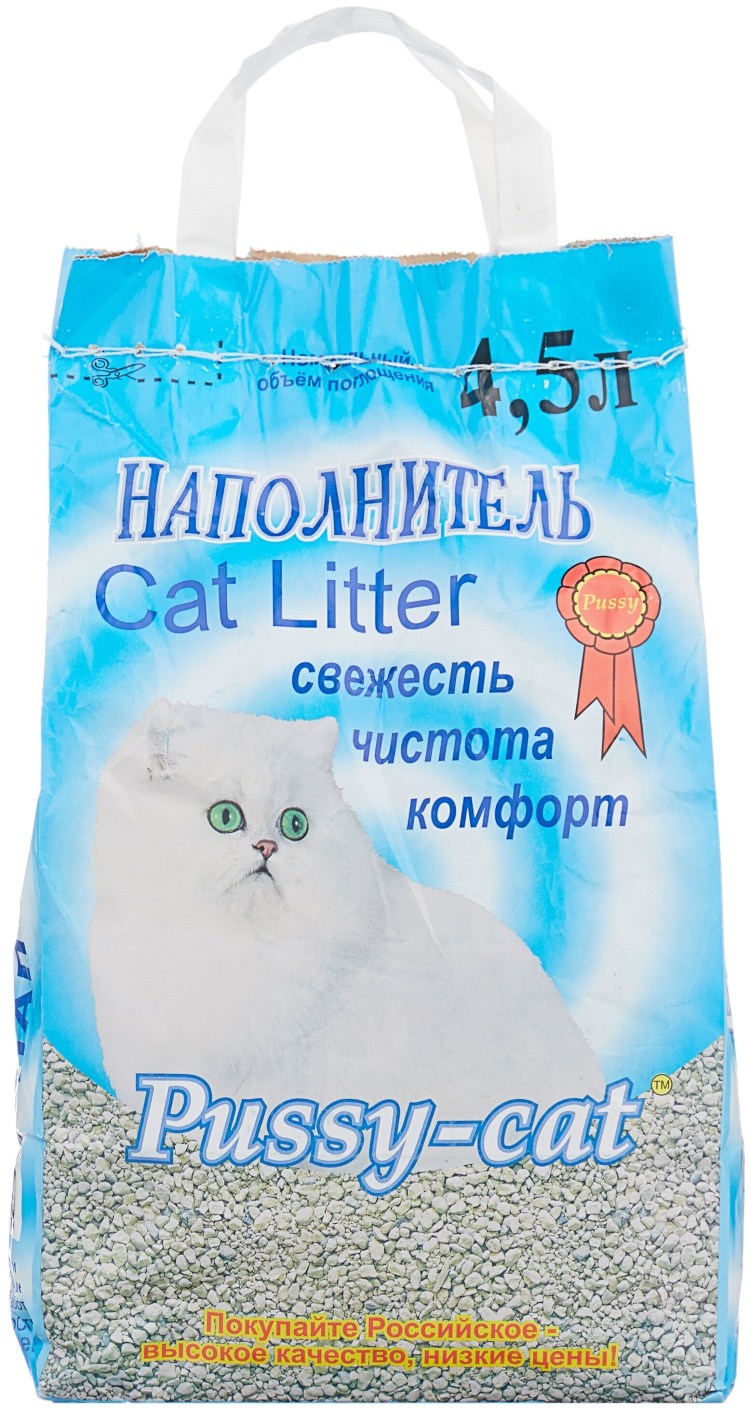 Наполнитель pussy-Cat 4,5л «цеолитовый»