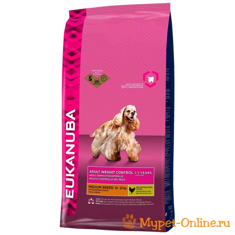 Корм сухой Eukanuba для щенков мелких пород