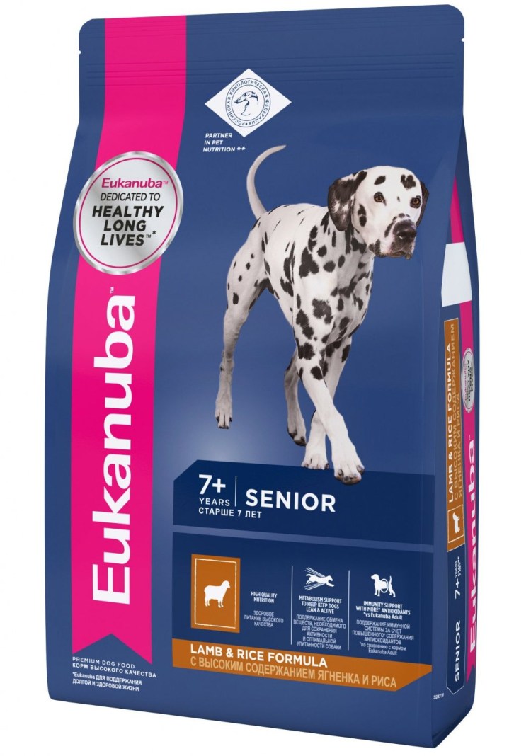 Эукануба Сеньор ягненок рис 12 кг