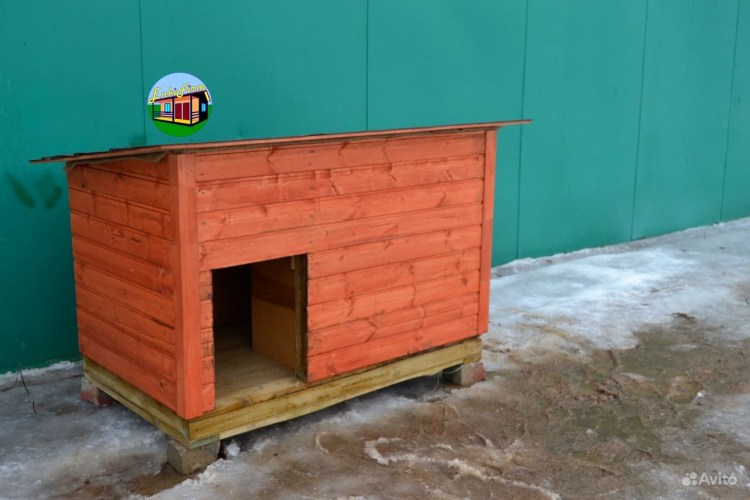 Дом для собаки из камня