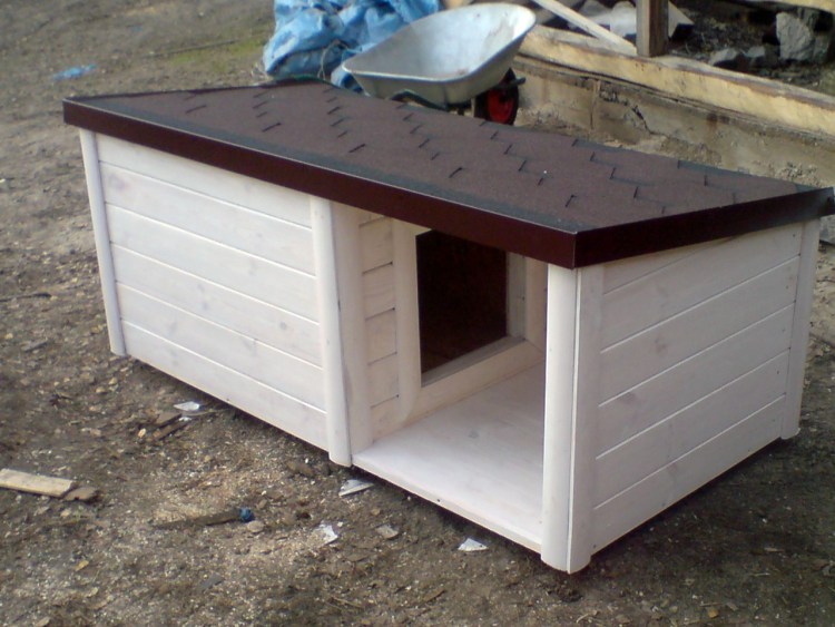 Теплая будка для собаки