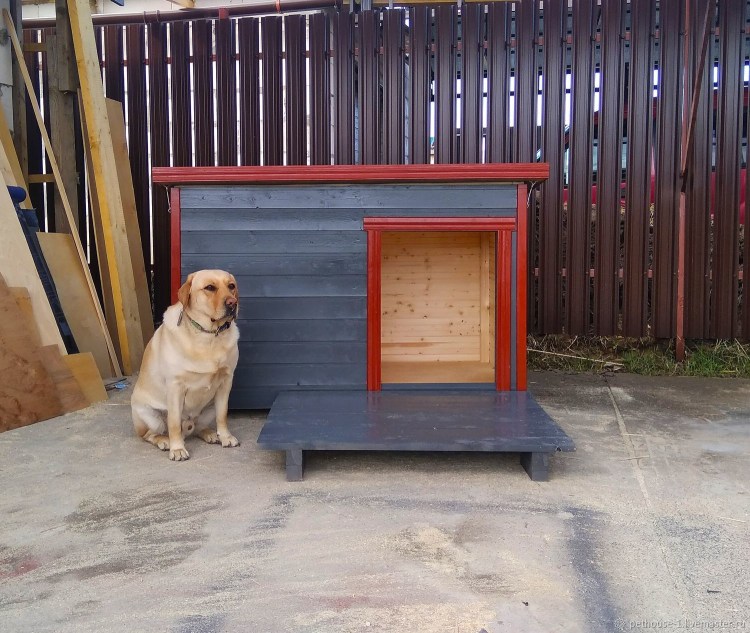 Кирпичный домик для собаки