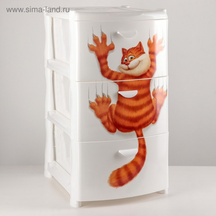 Комод Альт деко 4 секции, кот