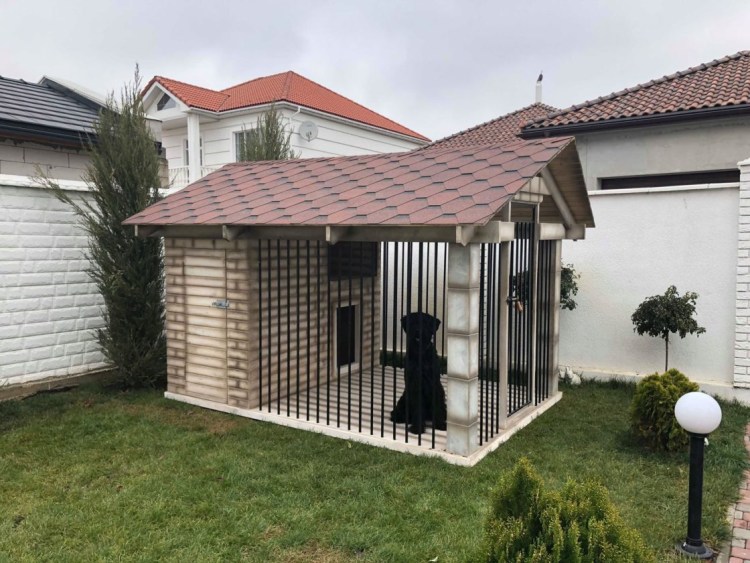 Красивые вольеры для собак