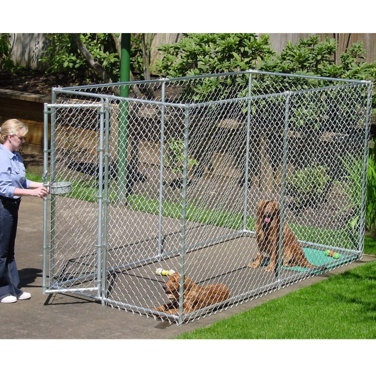 Вольер из сетки рабицы