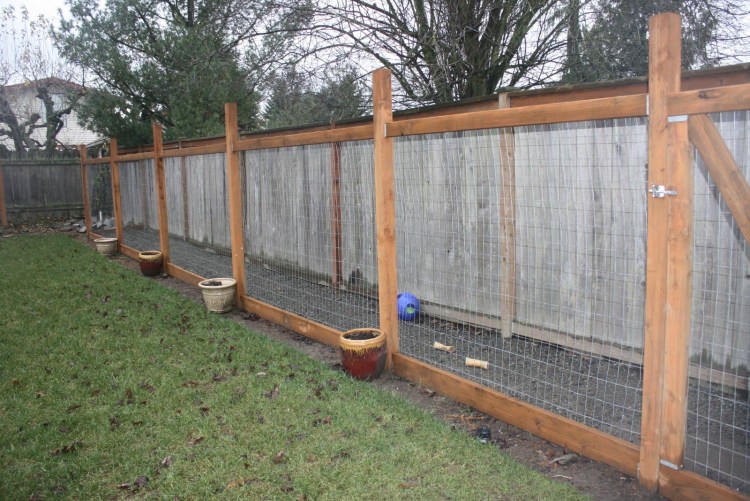 Небольшой вольер для собаки