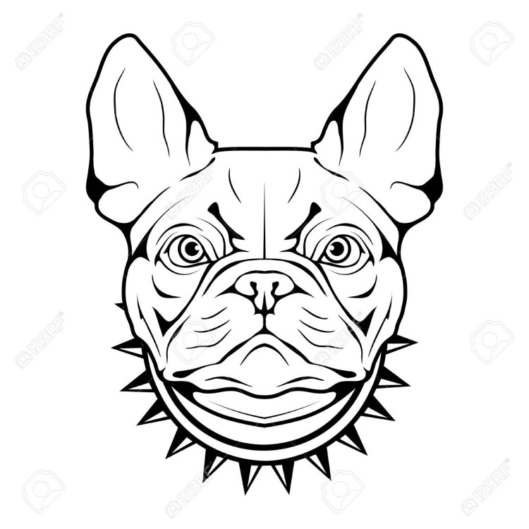 Трафарет Bulldog