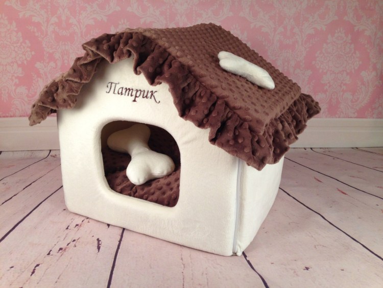 Лежанка для собаки из коробки