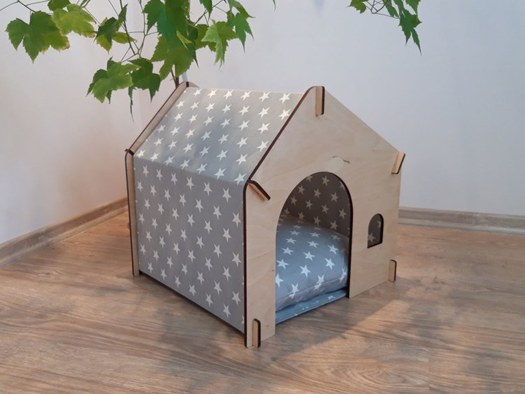 Домик для собаки из поролона