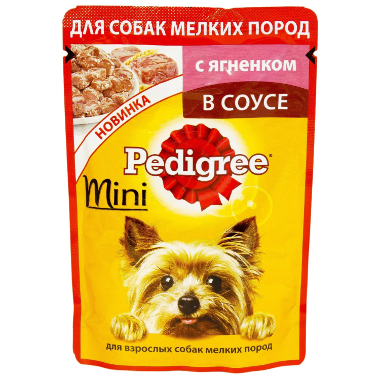 Педигри для мелких пород влажный корм