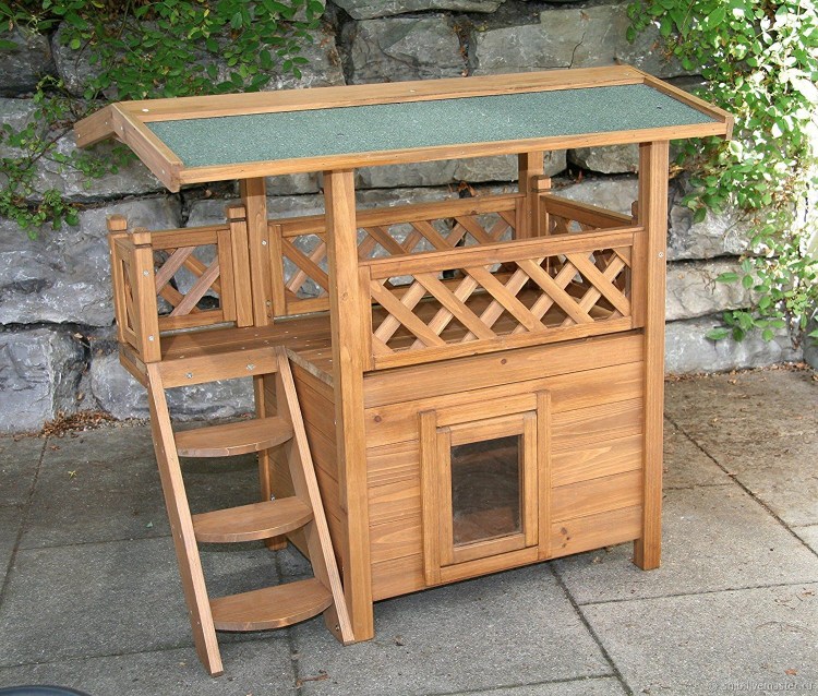 Уличный домик для кота