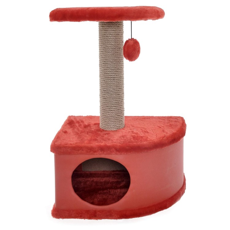 Дом д/Кош углов.круг.однот.мех 43*43*67см (Зооник)