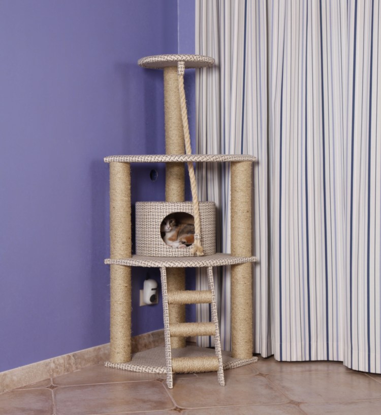 Yami-Yami домик-когтеточка угловой "конфетти"