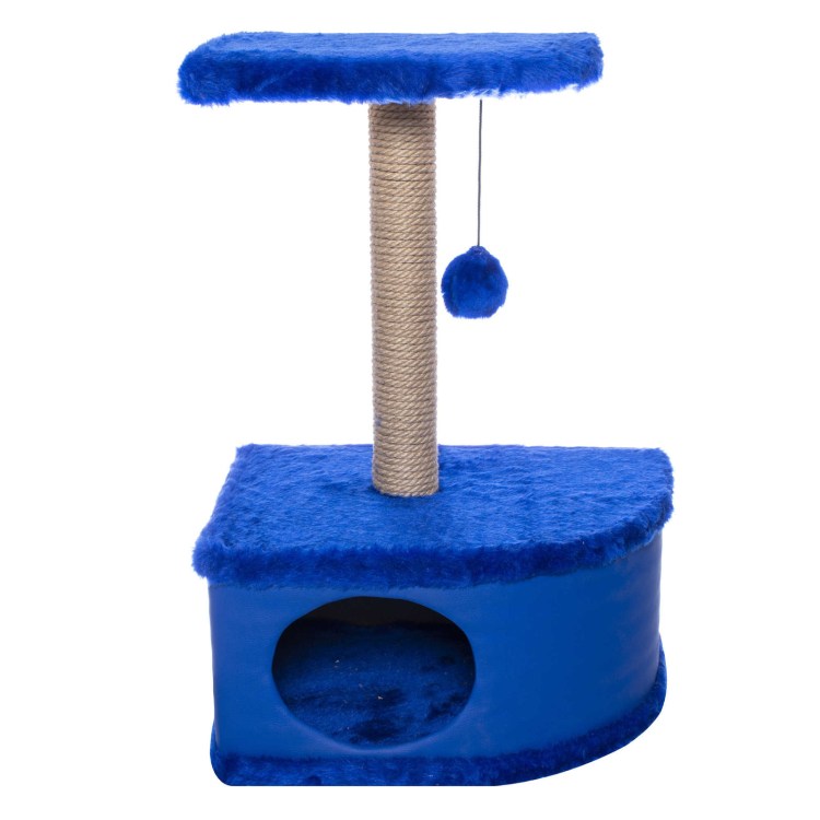 Yami-Yami домик-когтеточка "трикси", черно-белый, джут, 70х50х142 см (15 кг)