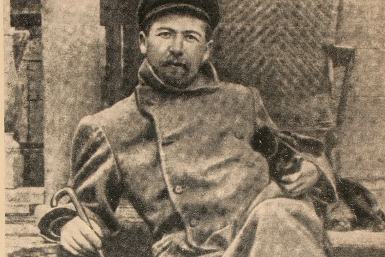 Антон Павлович Чехов с собаками