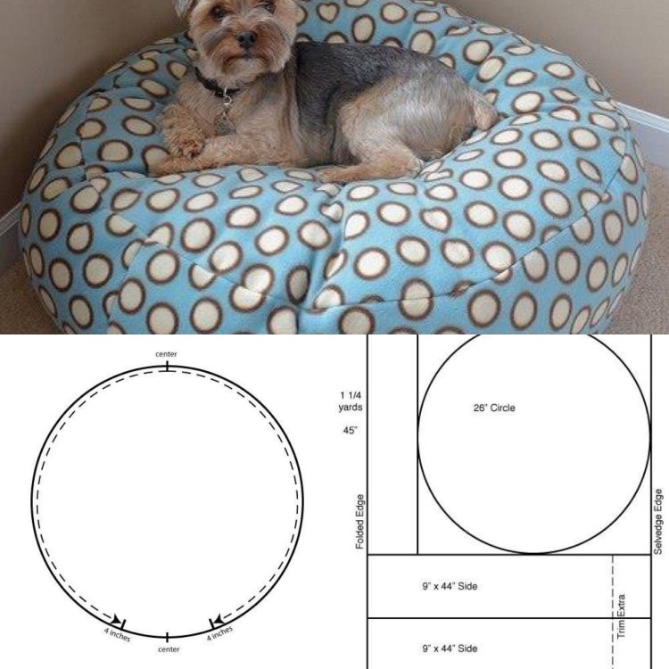 Домик для кошки из ткани