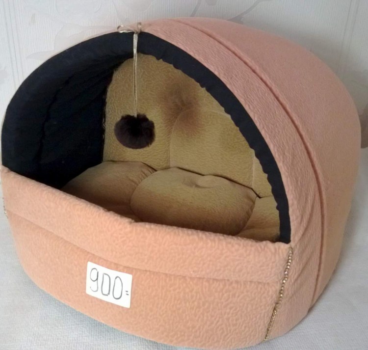 Лежанка домик для кошки своими