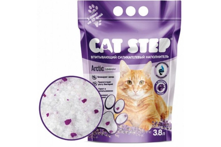 Наполнитель Cat Step силикагелевый: 15.2 л