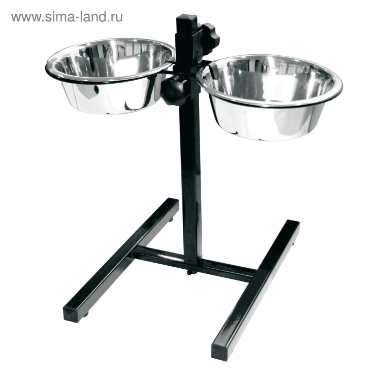 Стойка с мисками Usond 2*2,9 л