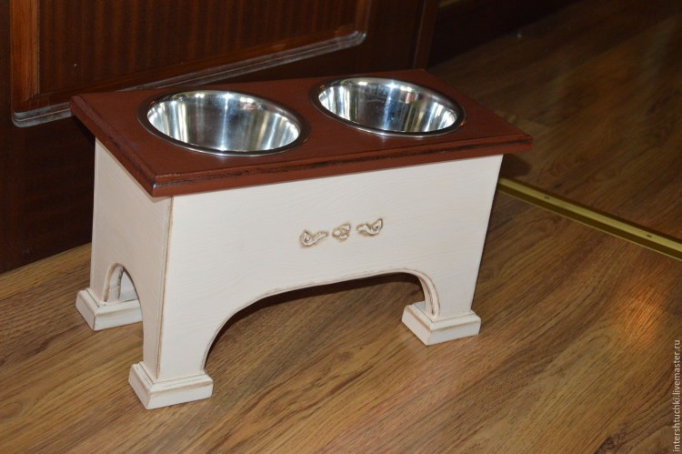 Триол комплект стойки с мисками 2*0,20л