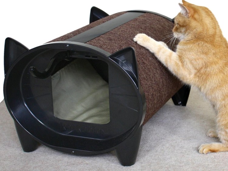 Домик для кошки на улице