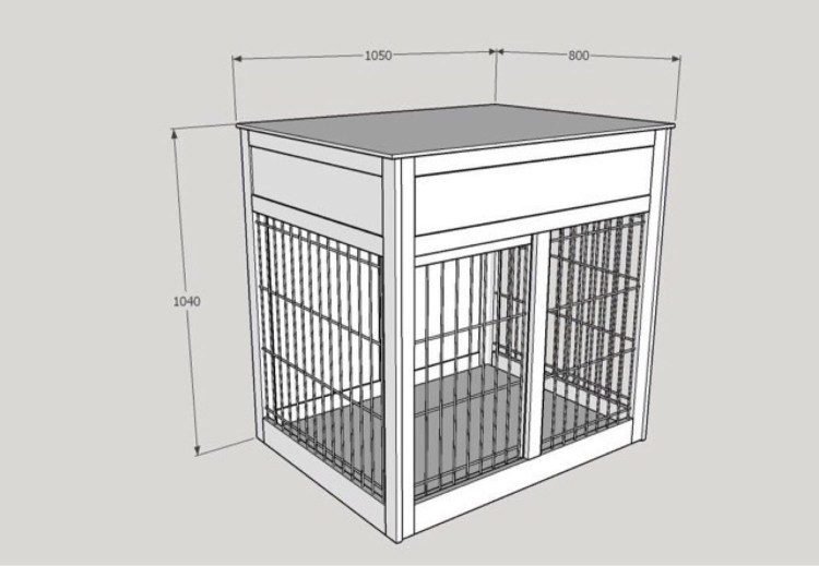 Клетка тумба для собаки