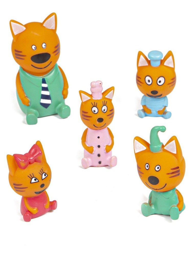 Три кота игрушки фигурки