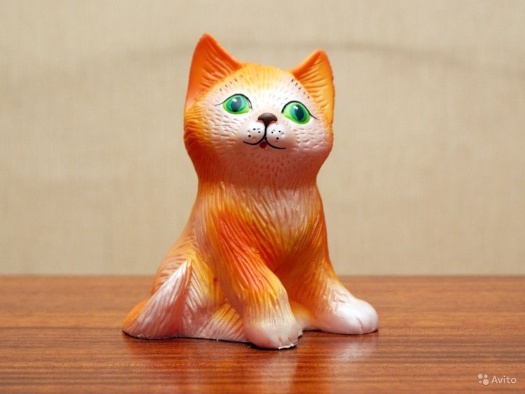 Резиновая игрушка "котенок"