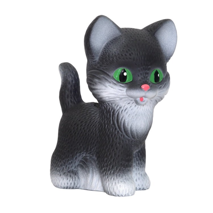 Резиновая кошка игрушка