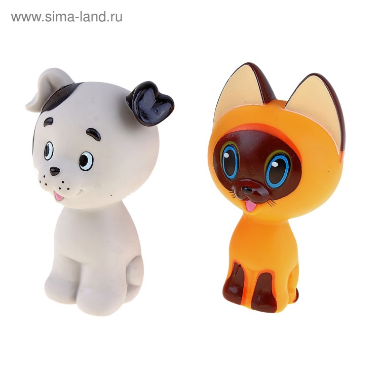 Резиновая игрушка котенок Гав