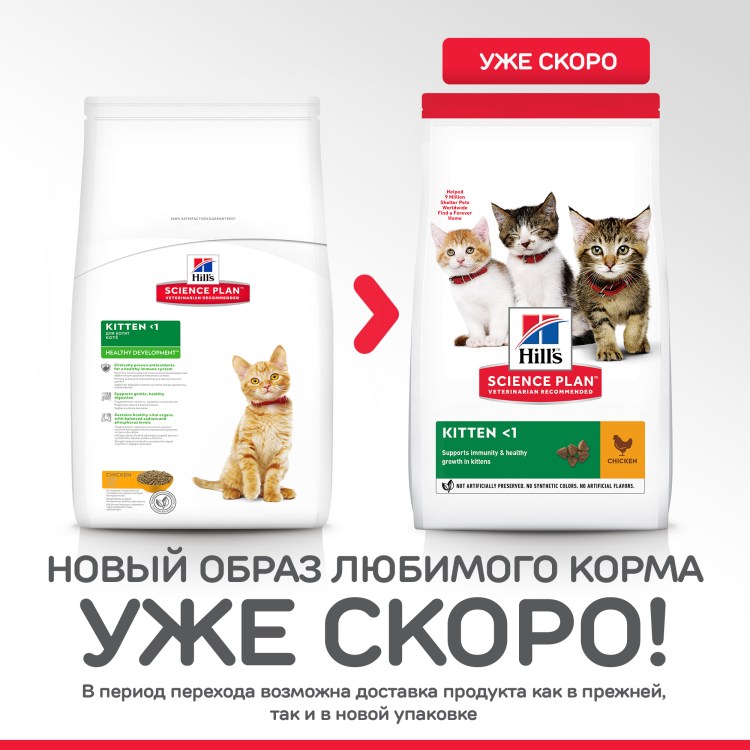 Корм для котят Hill's Science Plan с курицей 10 кг