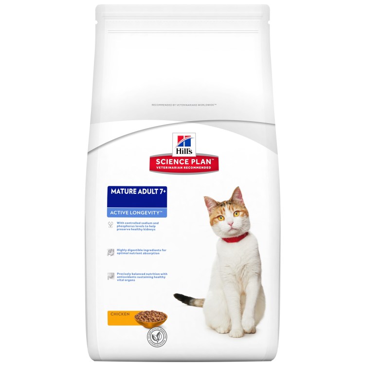 Hill's SP Hairball Indoor 1,5кг корм для кошек с курицей