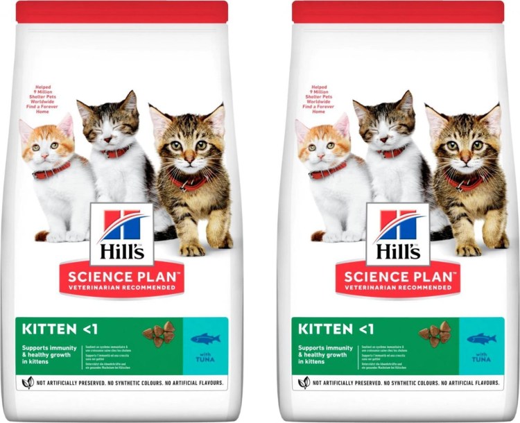Сухой корм Hill's Science Plan для взрослых кошек, с тунцом
