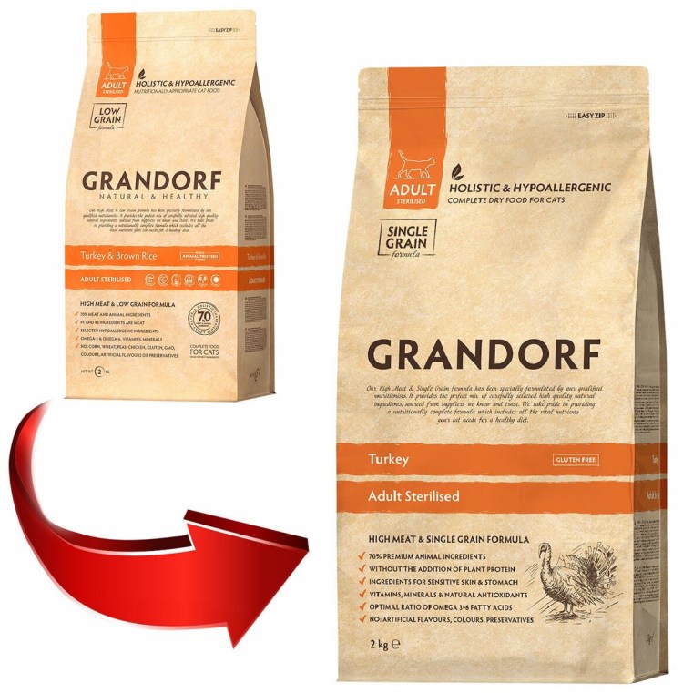 Grandorf для кошек 10 кг