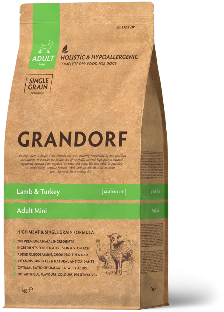 Грандорф , Grandorf Cat Lamb&Rice Indoor (ягненок с рисом) 400 ГРМ