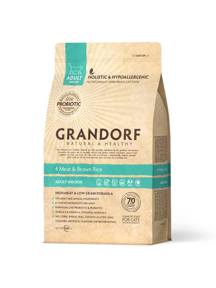 Grandorf консервы для кошек филе тунца с лососем 70г